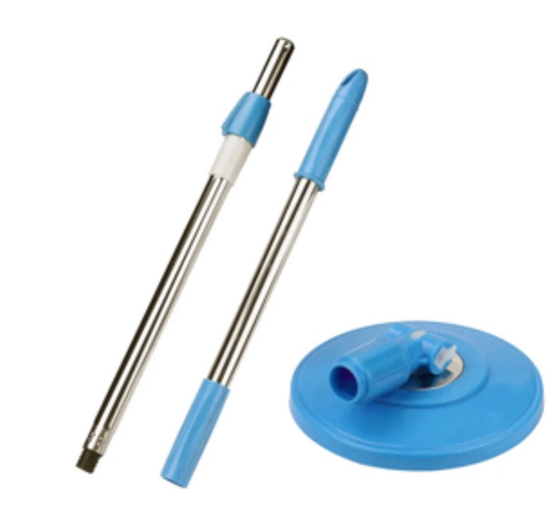 1 Set Of Spin Mop Pole and Head,Spin Mop Handle Blue