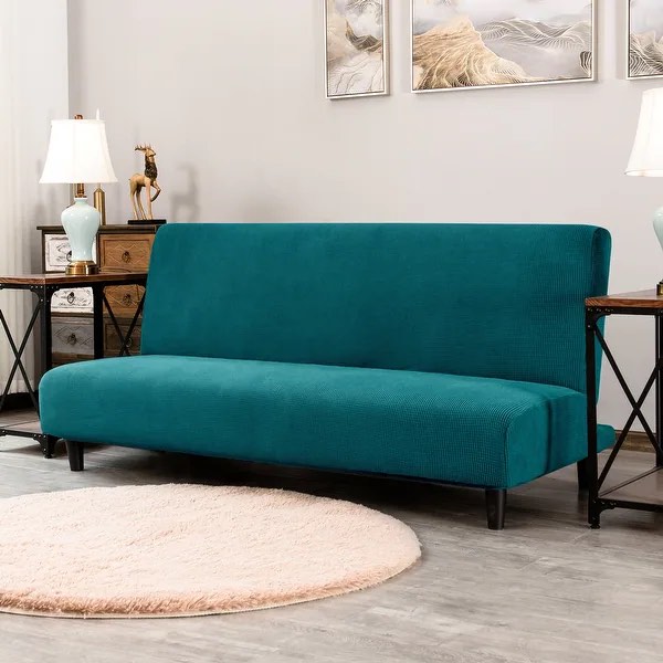 Subrtex Armless Sofa Protector Teal