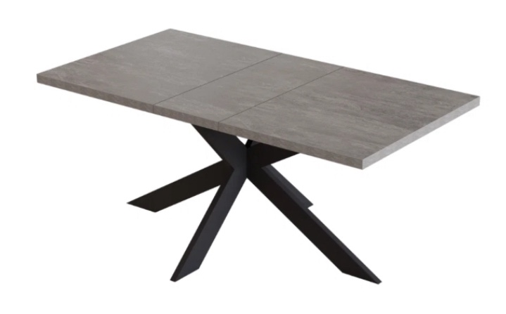 Triton 51.2" to 66.9"Extendable Pedestal Dining Set, Kitchen Home Table Furniture (1 Table) (incomplete 1 box only consisting of base no table top)