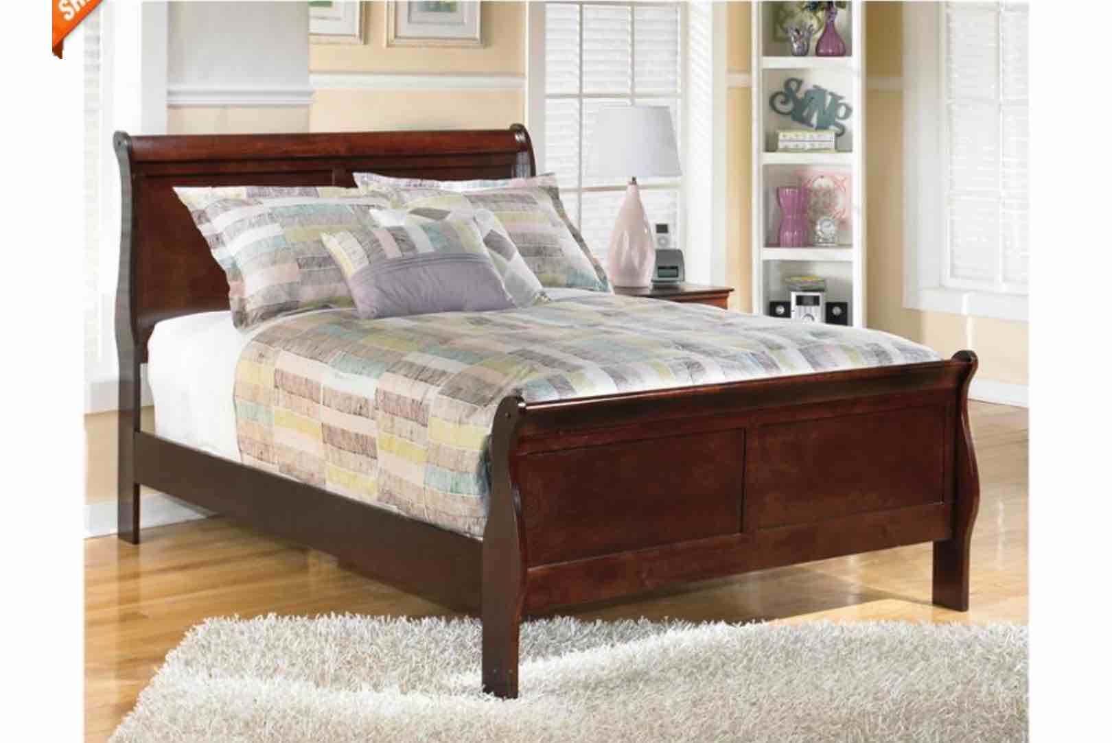 Ashley Furniture Alisdair - Dark Brown Full Sleigh Rails B376-86