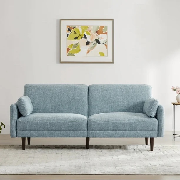 CHITA Mid-Century Modern Sofa, Fabric Couch for Living Room with Solid Wood Leg, 73''W S-77072-CHA301-3S-L (incomplete left section only)