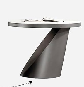 CGBE001B Modern Minimalist Side Table, Wood Drawers Center Table