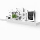Sydney 36" W x 6" D Floating Shelves Set with Invisible Wall Mount Brackets