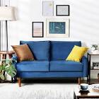 Everly Quinn Hessville Sofa 57.8" Velvet Round Arm Loveseat