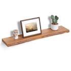 Carsin Irregular Reclaimed Elm Floating Wall Shelf
