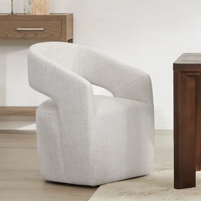 Doley Upholstered Dining Chairs with Hidden Casters