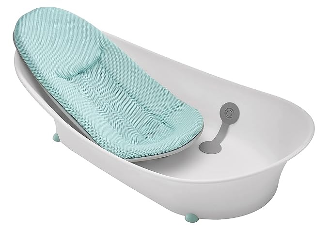 Contours Oasis 2-Stage Newborn Baby Bathtub with Grow with Me Design