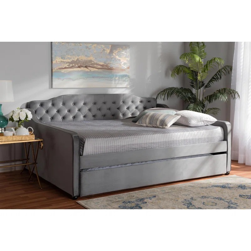 Whitnash Upholstered Daybed with Trundle *incomplete,box 2 only* 