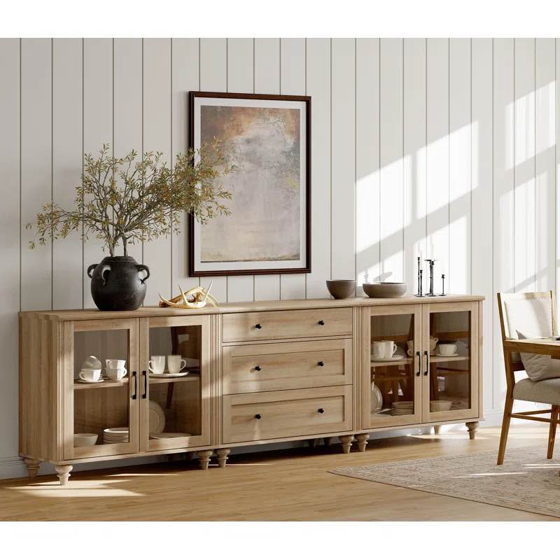 Denaiya 101.6'' Sideboard *incomplete,3 drawer section only* 