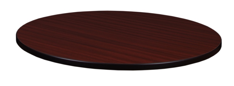 36" ROUND LAMINATE TABLE TOP- MAHOGANY