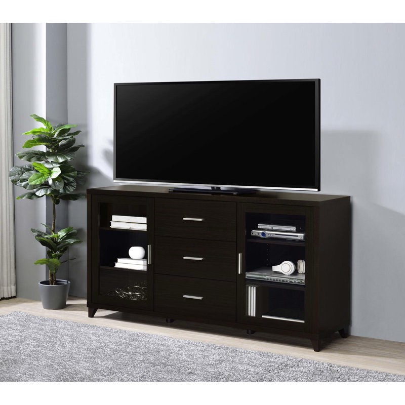 Artsiom 59.6" W Media Console in Cappuccino