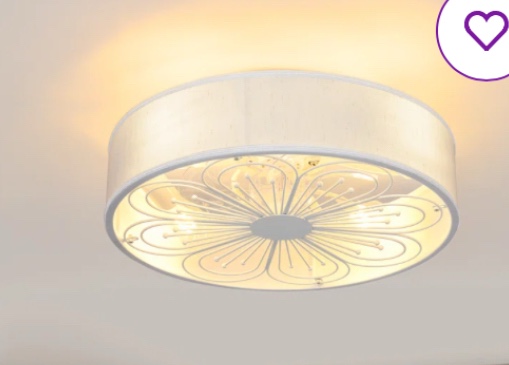 19.6'' Ceiling Fan with Light Kit Included