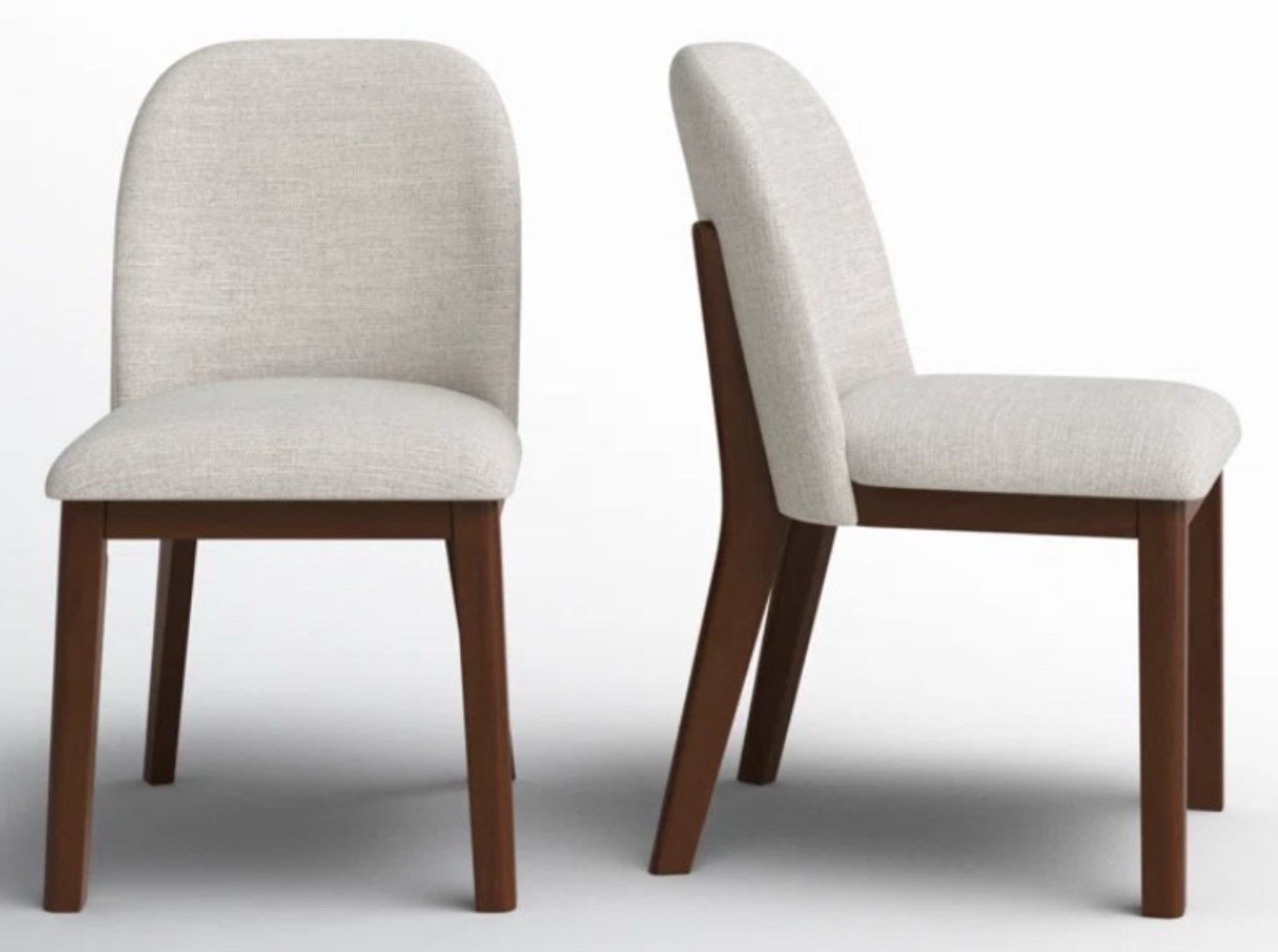 Bargman Mid-Century Modern Velvet Dining Chair