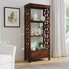 Butler Specialty Lorena 30"W 3 Tier Etagere Bookcase w/ Drawer in Antique Cherry Brown Finish