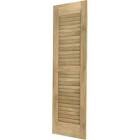 Americraft Two Equal Louver Shutters (Per Pair) 79 inch x 12 inch 