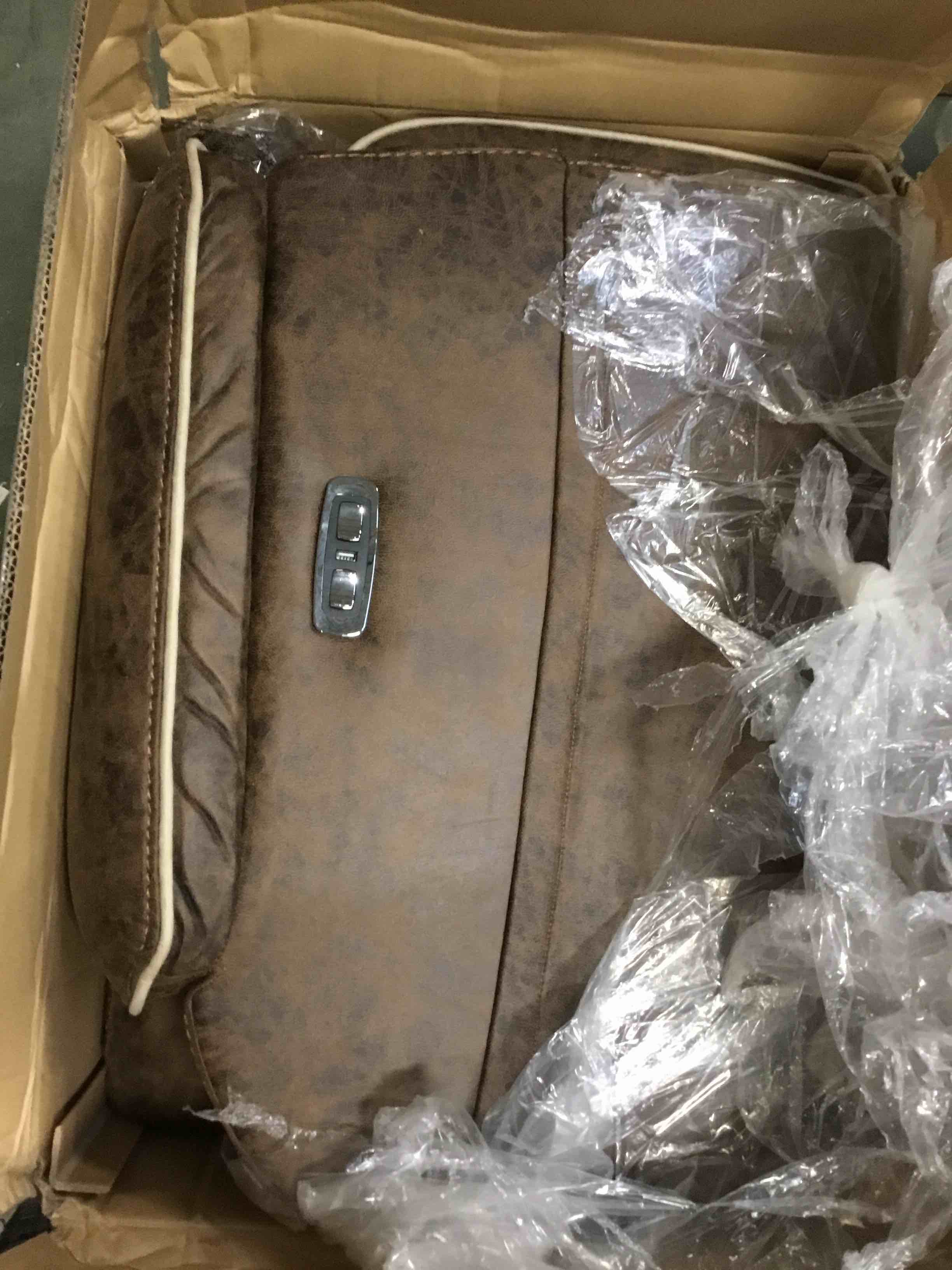 Bulkyriser 2.0 Lay flat Lift Chair, 25.6 Inch Wide Seat 73.2 Inch Length, Dual Motors, (incomplete) 