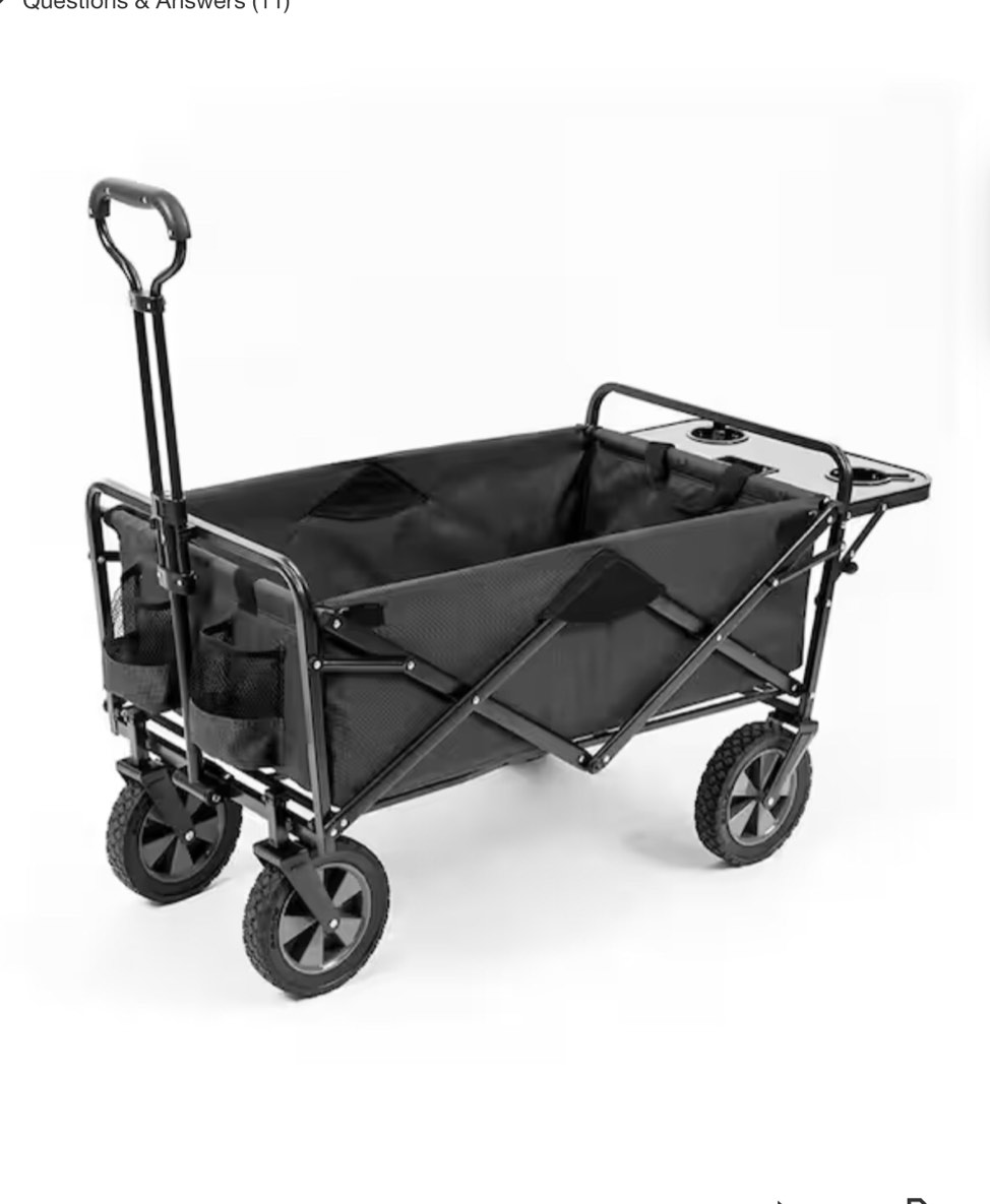 Mac Sports Folding Wagon with Table