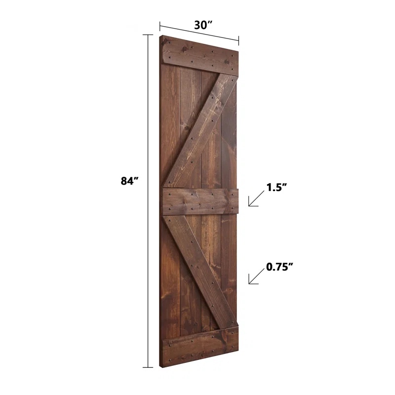 ( variety size )Coast sequoia barn door 