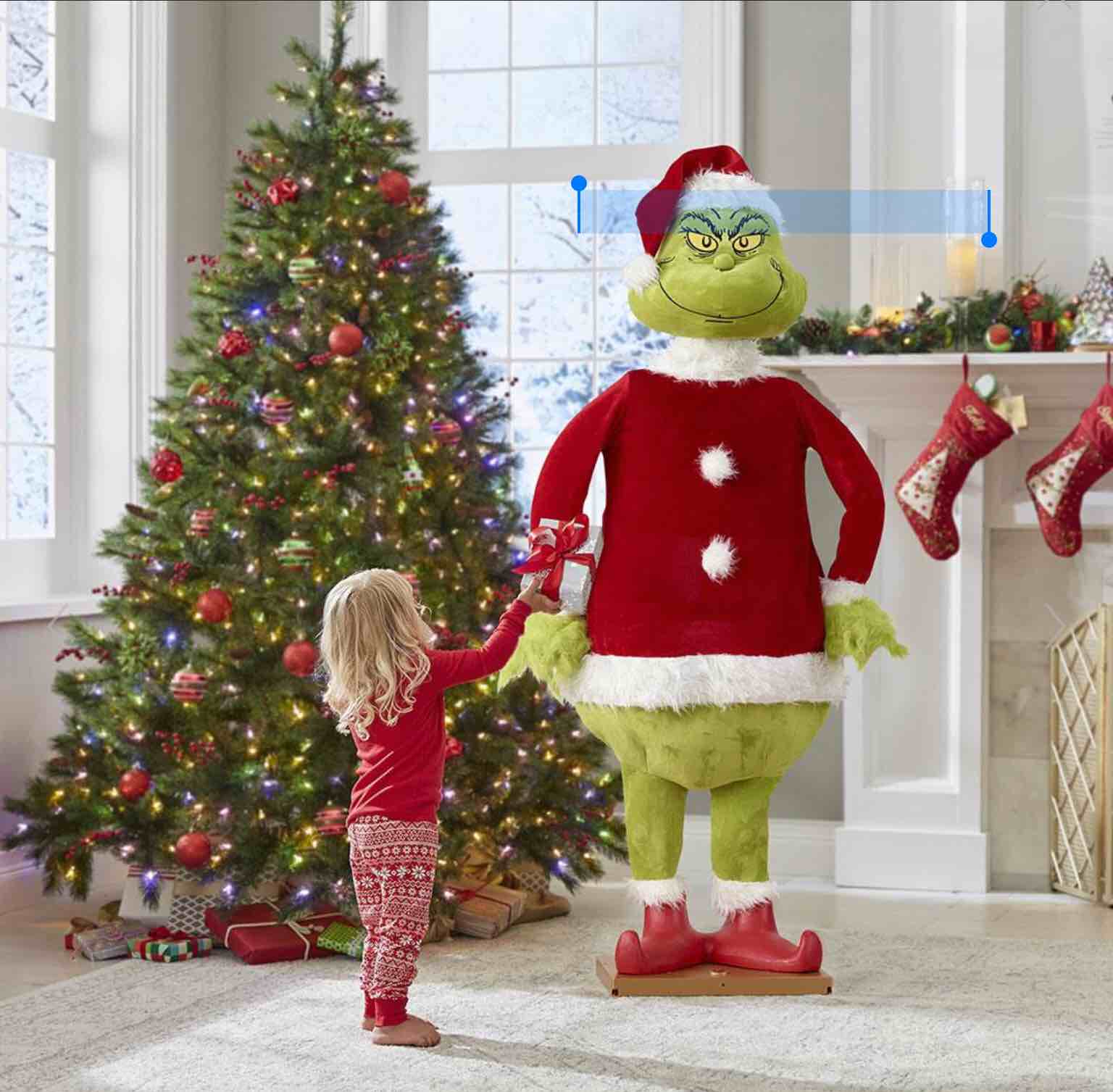 the life size animated grinch