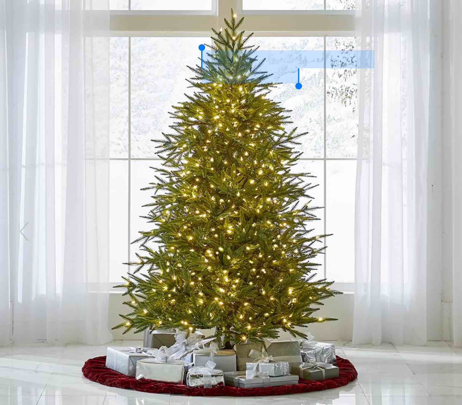 The World's Best Prelit Fraser Fir (6.5' Slim LED)