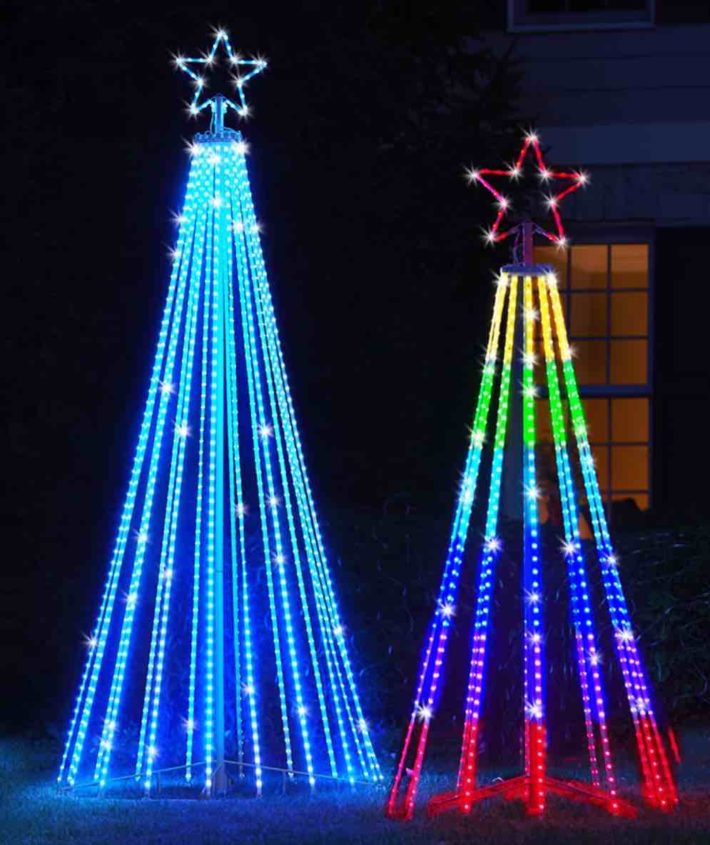 The Choreographed Light Show Tree