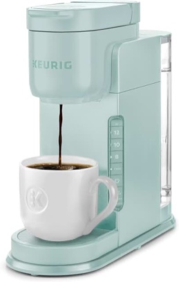 Keurig K-Express Single Serve K-Cup Pod Coffee Maker, 3 Brew Sizes, Strong Button Feature, 42oz Removable Reservoir, Mint