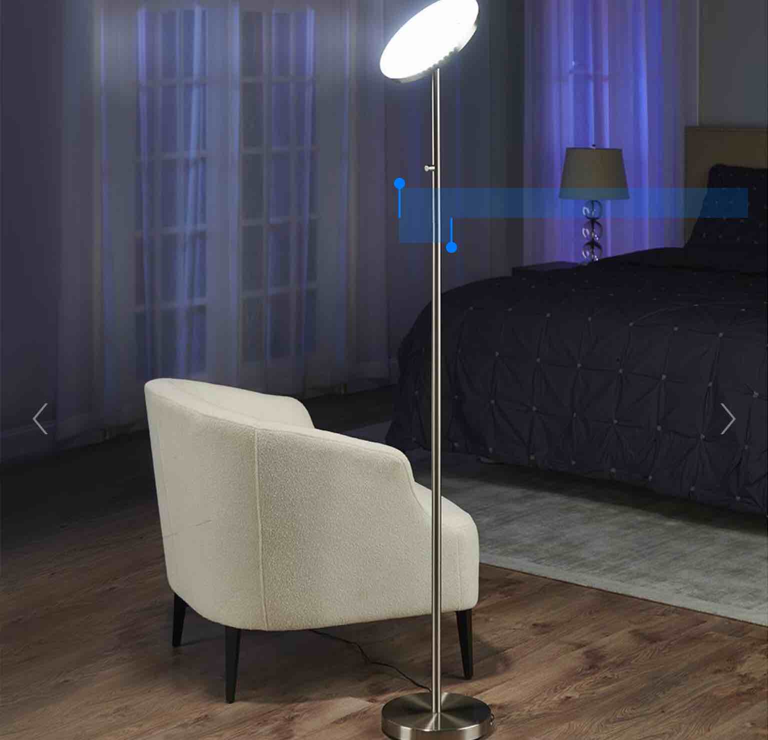 The World's Brightest Torchiere Lamp