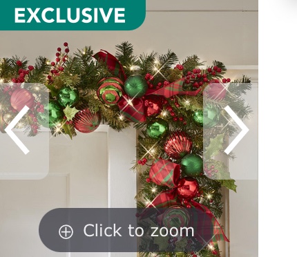 The Cordless Prelit Christmas Plaid Holiday Trim