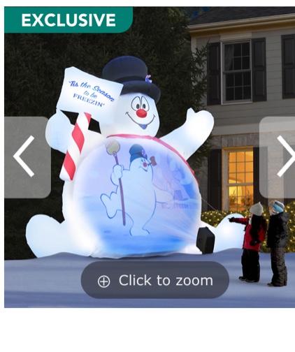 The Video Projecting 10' Frosty The Snowman