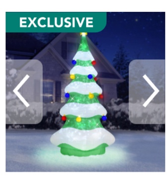 The 15' Inflatable Lightshow Christmas Tree