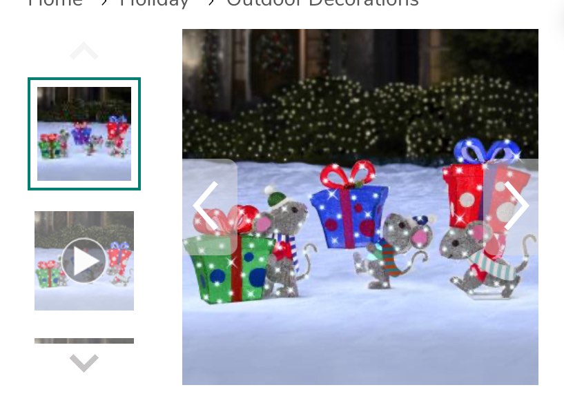 The Illuminated Three Christmas Mice