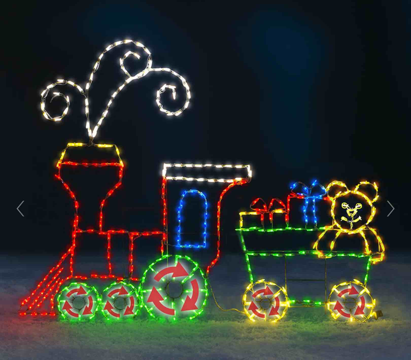 the 5' animated holiday locomotive