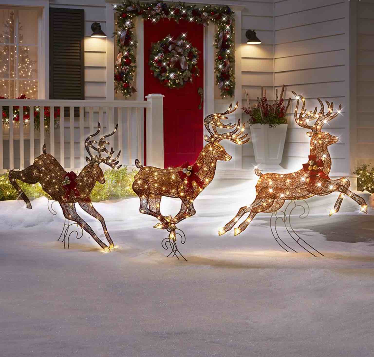 The Choreographed Illuminated Galloping Reindeer