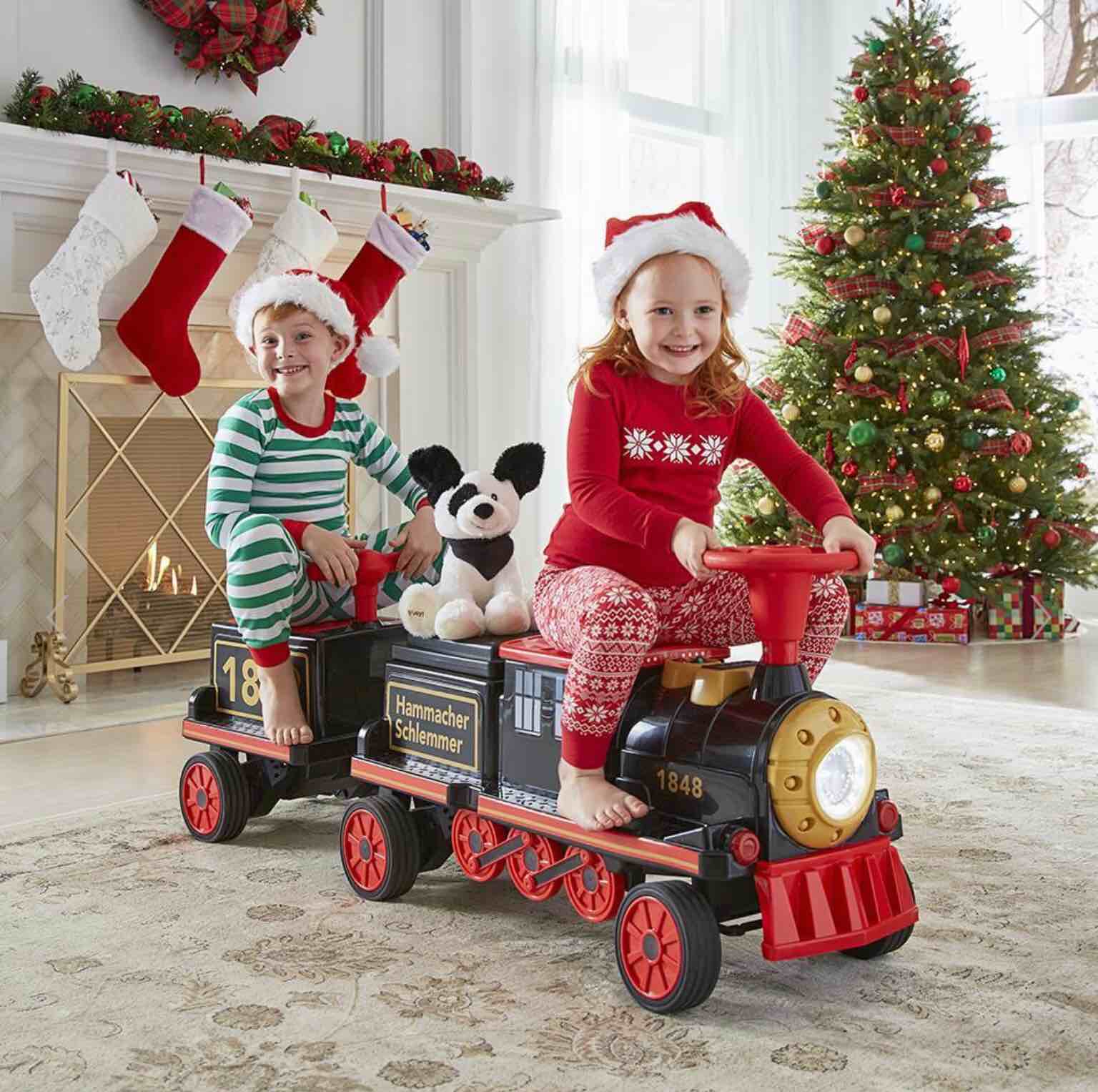 The Hammacher Schlemmer Three Passenger Electric Ride On Train