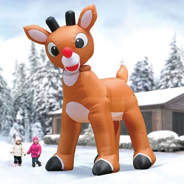 the 15' inflatable rudolph