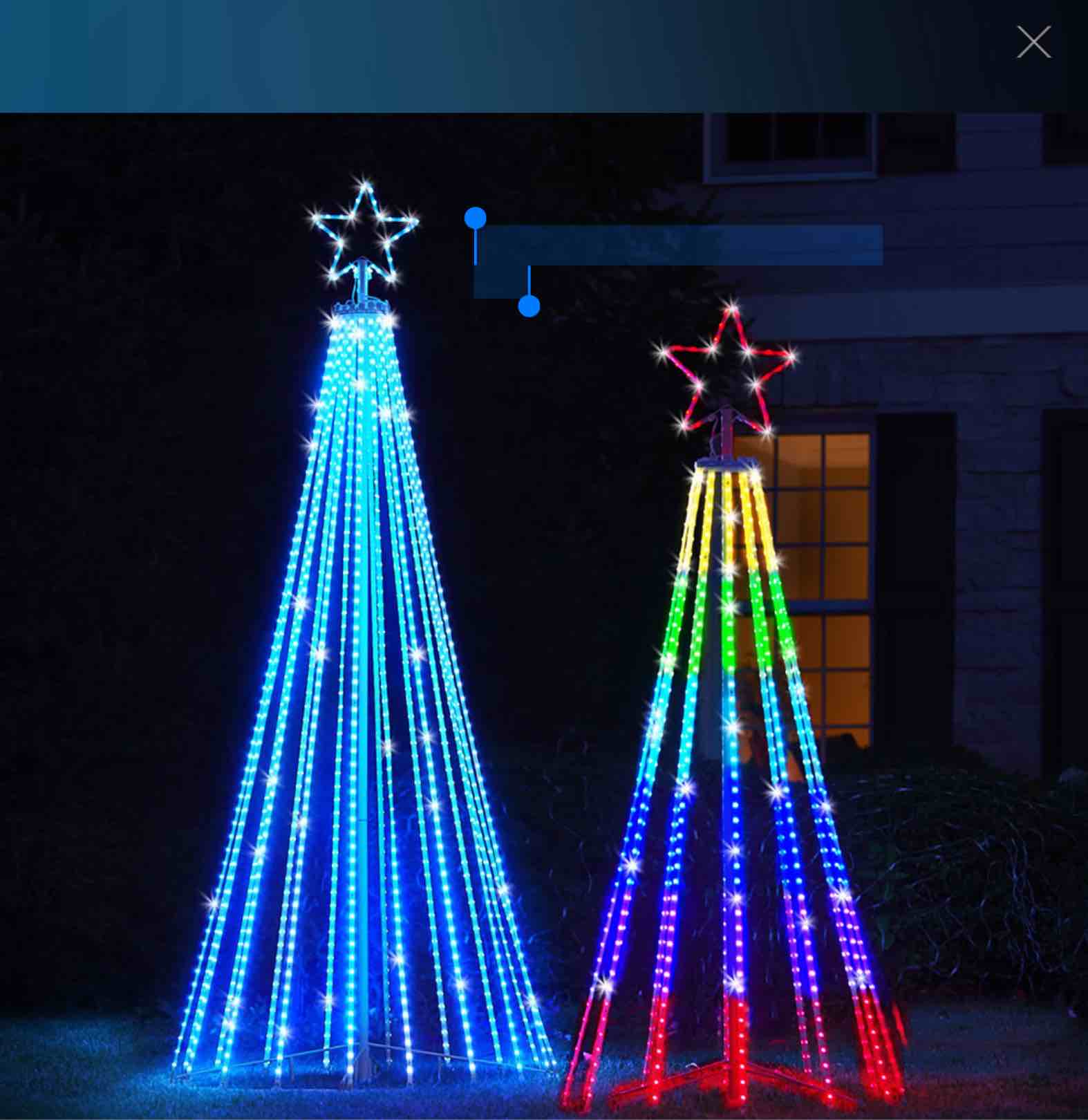 The Choreographed Light Show Tree