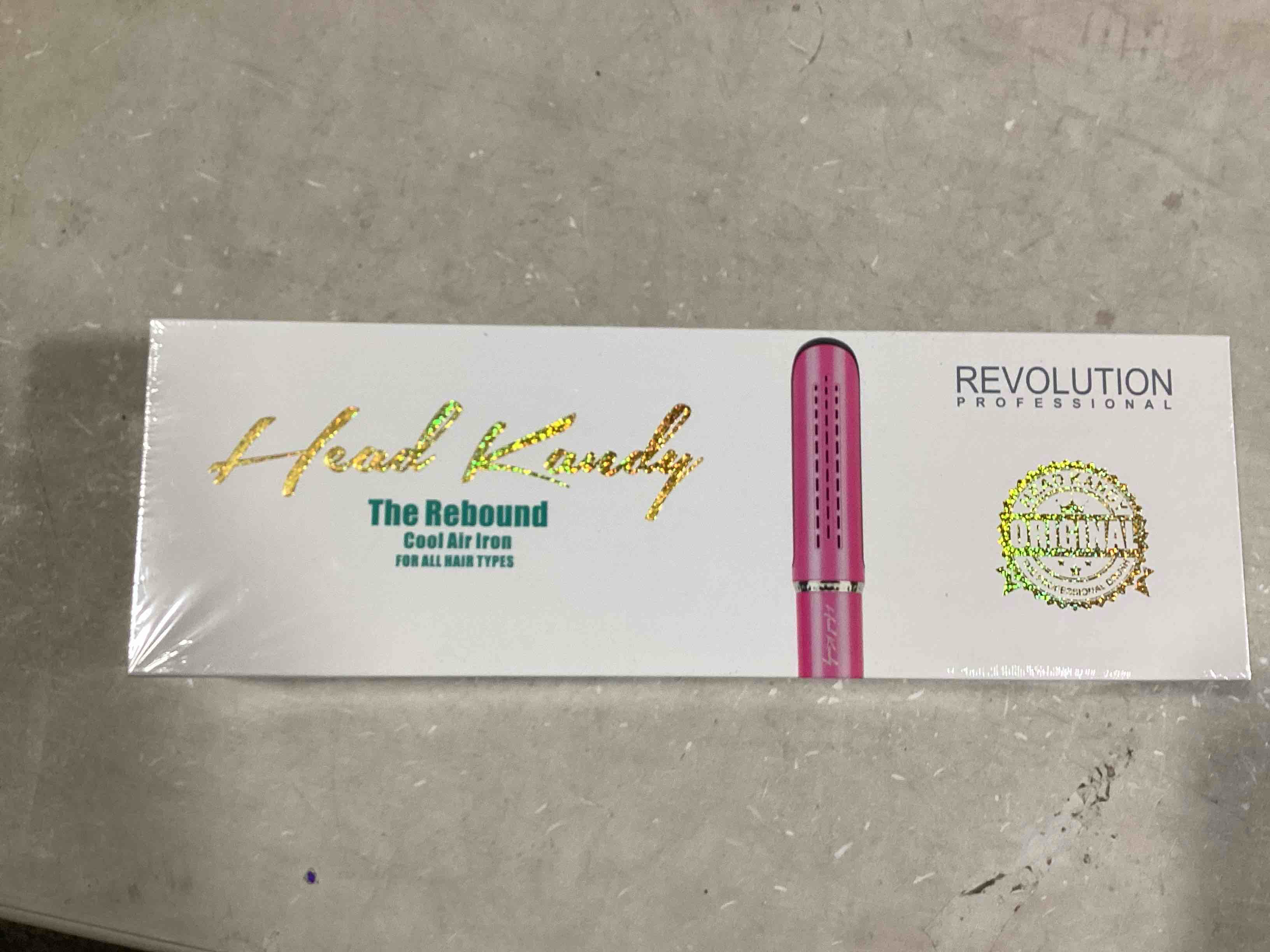 Rebound 2-In-1 Cool Air Curling Iron And Straightener