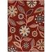 SIMILAR TO STOCK PHOTO UNKNOWN SIZE red beige maples rug