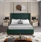 SIMILAR TO STOCK PHOTO INCOMPLETE Barolo Green King 602 king footboard and rails