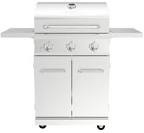 Nexgrill Stainless Steel 3-Burner Propane Gas Grill with Foldable Side Shelves