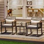 NOT COMPLETE Leiliany Square 2 - Person Outdoor Bistro Set with Cushions