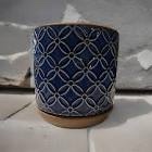 6” ceramic griffey planter set of 4