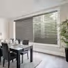 29” x 48” 2.5” cordless premium faux wood blind color gray set of 2