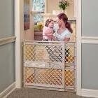 toddleroo by north states supergate ergo child gate, baby gate for stairs and doorways