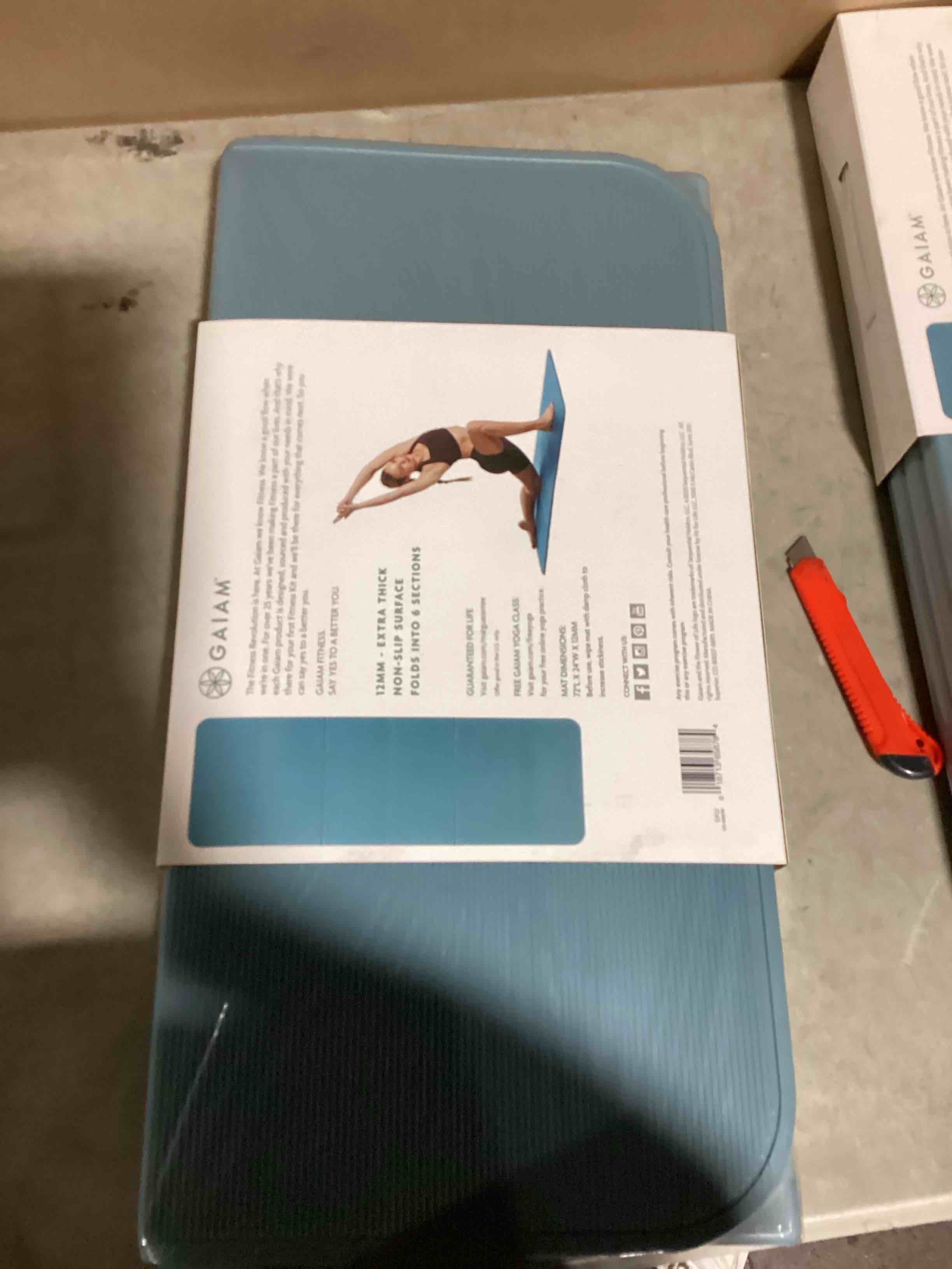 gaiam folding fitness mat 