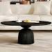 INCOMPLETE SIMILAR TO STOCK PHOTOBlack Solid Wood Coffee Table Long Side Table Small Pedestal Table Modern Center Table For Living Room Bedroom Office Small Space Cafe