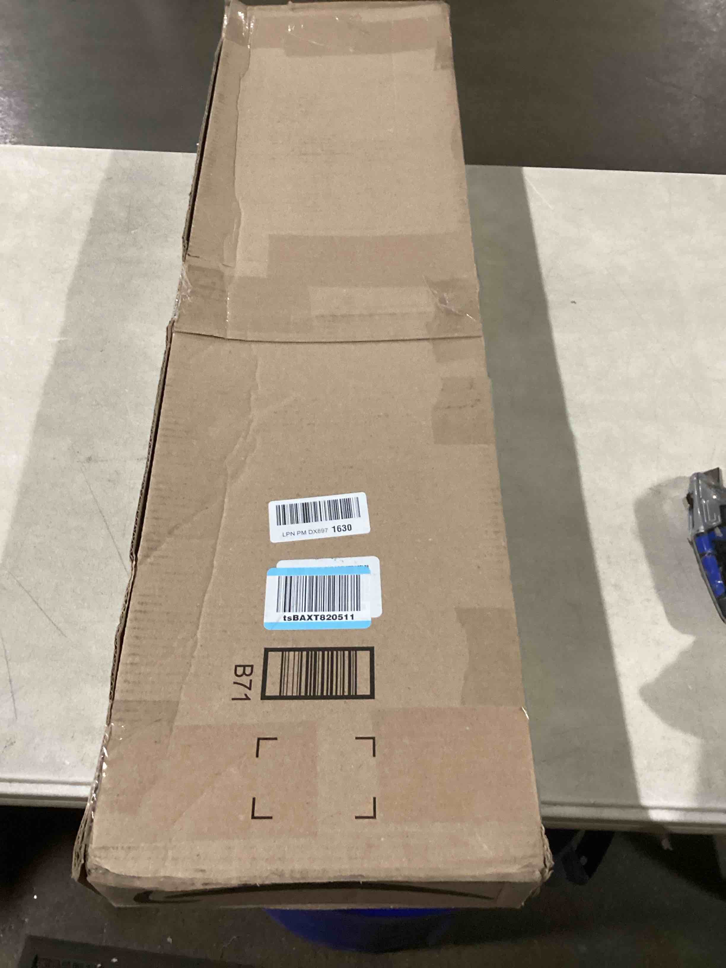 Condition photo showing Brand New for Hart & Cooley 657 Series 30" x 6" White Baseboard Return Air Grille #043670 (Fits a 30"W x 6"H Hole)