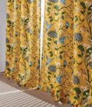 yellow bird curtains 