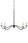 Saxon Small Black Chandelier