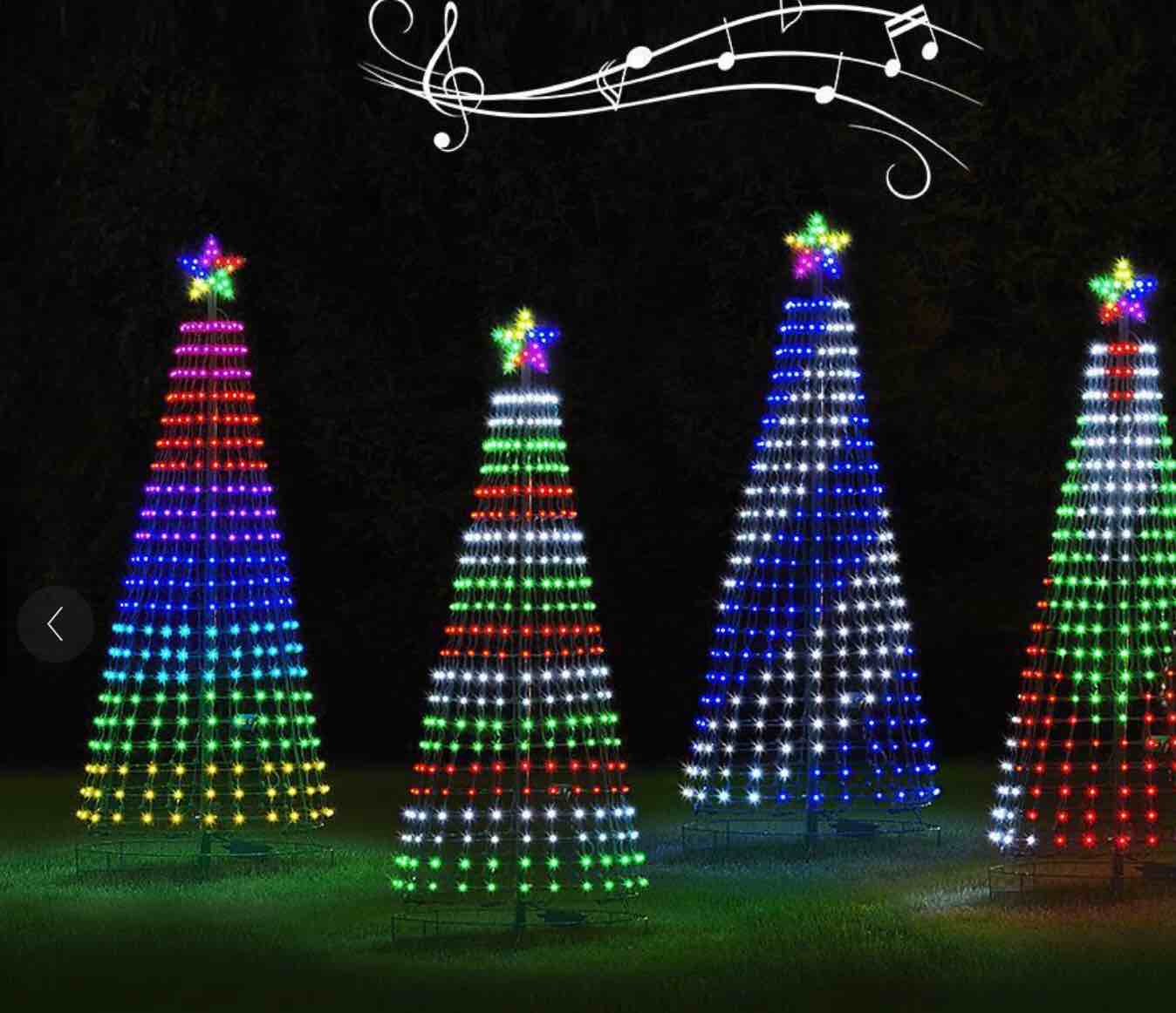 The 7 1/2' Synchronized Musical Pixel Tree